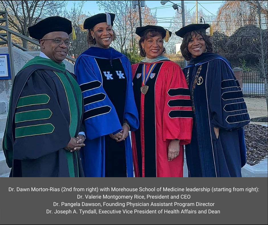 Dawn MortonRias, Ed.D.,PAC, ICECCP, FACHE delivers Morehouse School